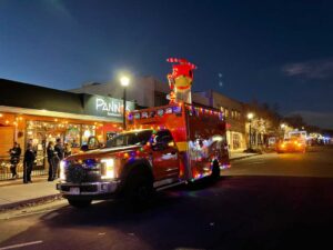Festival of Lights parade in downtown colorado springs