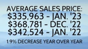 average sales price of condos and townhomes in Colorado Springs and surrounding areas