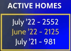 active single family homes on the Colorado Springs market