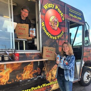 witty pork's woodfired pizza food truck in Colorado Springs